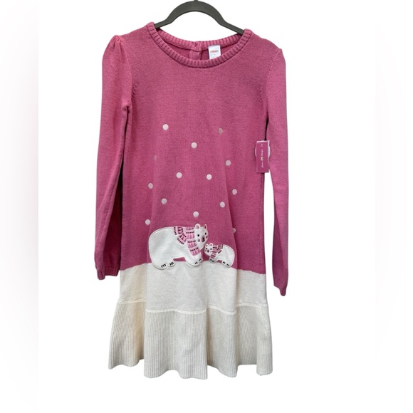 Gymboree Polar Bear Sweater Dress Size 12 NWTS - Picture 4 of 9